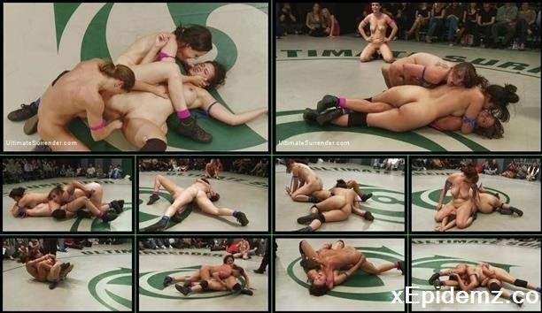 Penny Barber, Ariel X, Bella Rossi, Bryn Blayne - May Tag Team Match-Up Round 3 Clash Of The Titans!!! (2012/UltimateSurrender/HD)