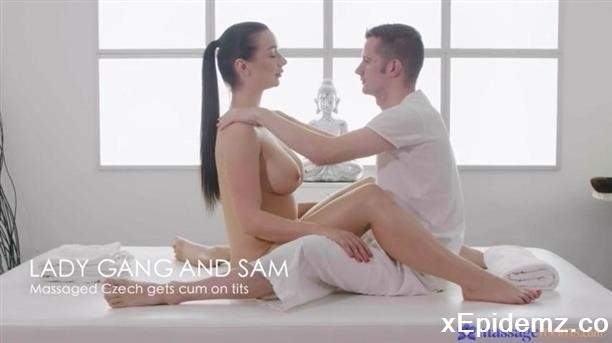 Lady Gang - Massaged Czech Gets Cum On Tits (2021/MassageRooms/SD)
