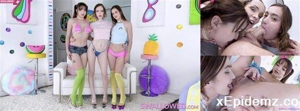 Aliya Brynn, Honey Hayes, Nadia Noja - Face Fucking Honey, Aliya And Nadia (2021/Swallowed/SD)