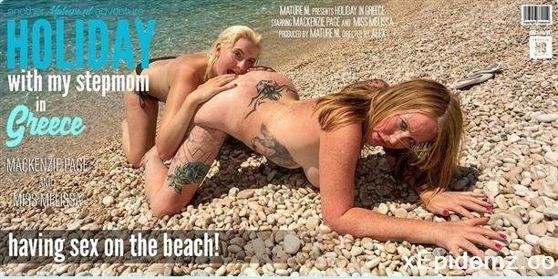 Mackenzie Page - When On Holiday With Her Stepmom This Hot Babe Finds Out What Sex On The Beach Is Like (2022/Mature/FullHD)