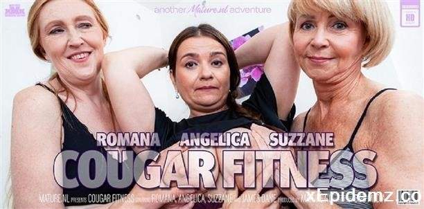 Angelica - Three Cougars Fuck Their Instructor During Fitness (2022/Mature/FullHD)