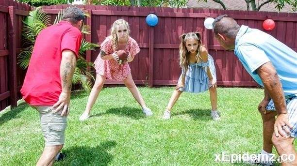 Macy Meadows, Krissy Knight - Football Brings Us Close (2022/DaughterSwap/SD)