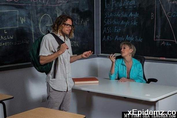 Dee Williams  - Professor Dee Williams Helps Are Student Focus... On Her Huge Tits And Wet Pussy (2022/MyFirstSexTeacher/SD)