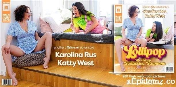 Katty West - Milf Karolina Russ Seduces Her Naughty Stepdaughter In The Afternoon (2022/Mature/FullHD)