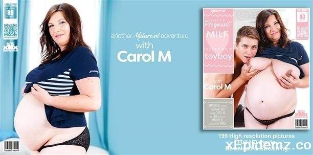 Carol M - Toyboy Stranger Seducing Pregnant Curvy Milf Carol M. For A Steamy Fuck (2022/Mature/FullHD)