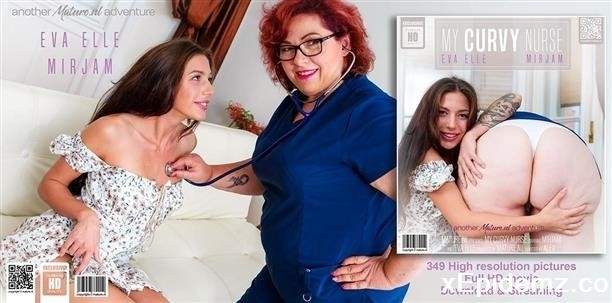 Eva Elle - Hot Young Eva Elle Gets A Kinky Checkup From Curvy Mature Nurse Mirjam (2022/Mature/FullHD)