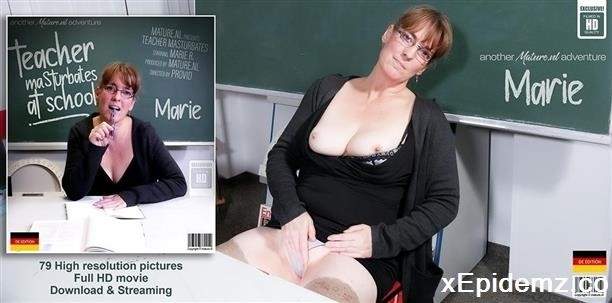 Marie R - Schoolteacher Marie Is A Mature Nympho That Loves To Masturbate In Class (2022/Mature/FullHD)