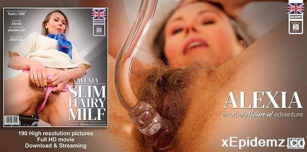 Alexia - Slim British Milf Alexia Loves Playing With Her Hairy Pussy When Shes Alone (2023/Mature/FullHD)