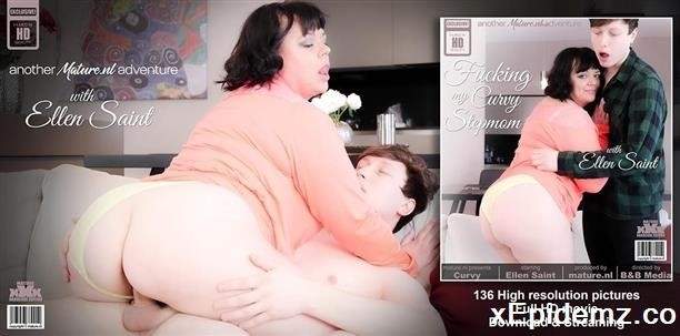 Ellen Saint - Curvy Milf Ellen Saint With Her Big Tits And Ass Is Fucked By Her Stepson (2023/Mature/FullHD)