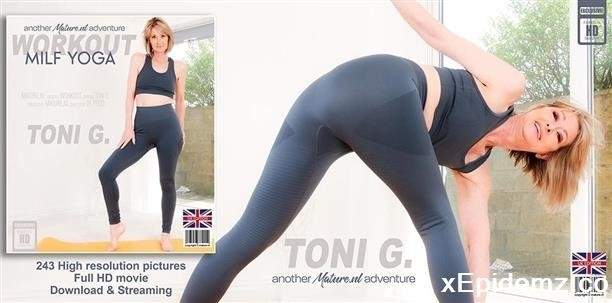 Toni G - Sporting Skinny Milf Toni G. Loves Working Out Her Shaved Pussy And Climax (2023/Mature/FullHD)