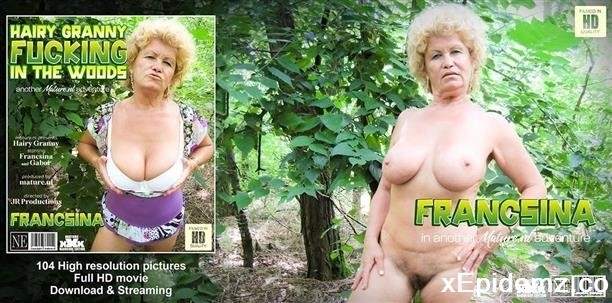 Francsina - Francsina Is A Hairy Horny Granny That Loves To Fuck And Suck Strange Men In The Woods (2023/Mature/SD)