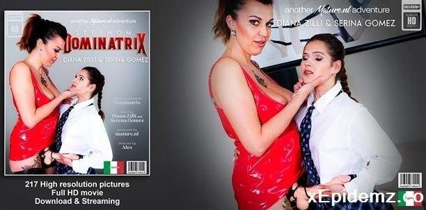 Diana Zilli - Dominatrix Diana Zilli Fucks Her Stepdaughter With A Strapon And They Have A Pussylicking Good Time (2023/Mature/FullHD)