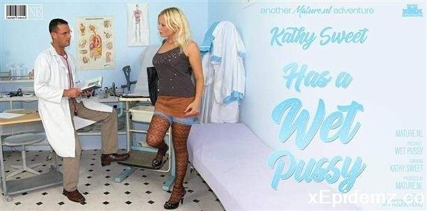 Dries Breyne - Blonde Mom Kathy Sweet Visits The Doctor And Leaves With A Wet Pussy! (2023/Mature/FullHD)
