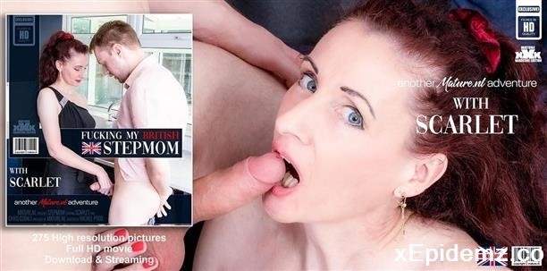 Chris Cobalt - Naughty British Mature Scarlet Is Ready To Fuck Her Stepsons Brains Out At Home (2023/Mature/FullHD)