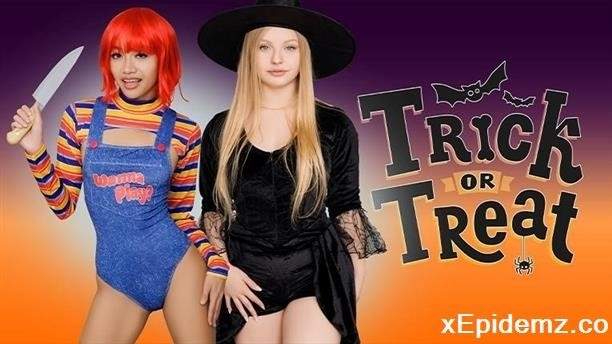 Jade Kimiko, Kylie Shay - Trick Or Threesome (2023/DadCrush/FullHD)