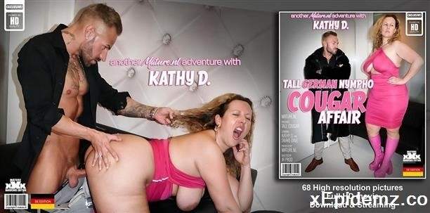 Kathy D - Tall And Curvy German Cougar Kathy D. Has A Cheating Hardcore Sex Affair With Her Smaller Neighbour (2023/Mature/FullHD)