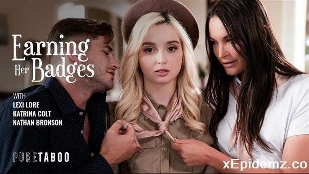 Lexi Lore, Katrina Colt - Earning Her Badges (2023/PureTaboo/SD)