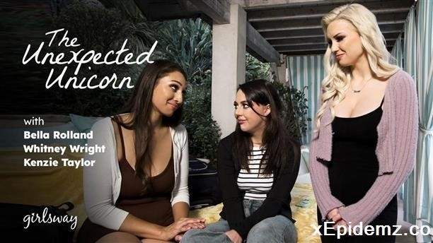 Kenzie Taylor, Whitney Wright, Bella Rolland - The Unexpected Unicorn (2023/GirlsWay/FullHD)