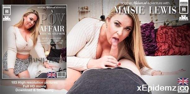 Maisie Lewis - British Big Breasted Curvy Milf Maisie Lewis Fucks And Sucks Her Stepson In Pov Style In The Bedroom (2024/Mature/FullHD)