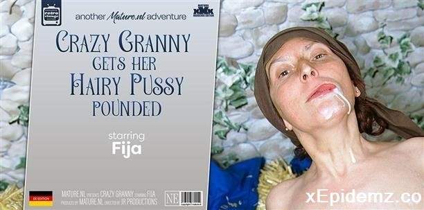 Fija - Hairy Granny Fija Goes Wild With Her Younger Boyfriend (2024/Mature/SD)