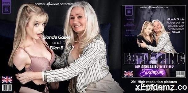 Blonde Gabie - British Hot Blonde Gabie Explores Her Sexuality With Her Naughty Stepmom Ellen B. (2024/Mature/FullHD)