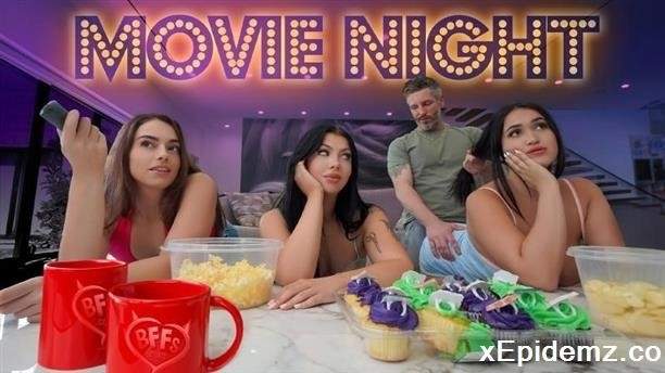 Sophia Burns, Holly Day, Nia Bleu - There Is Nothing Like Movie Night (2024/BFFS/SD)