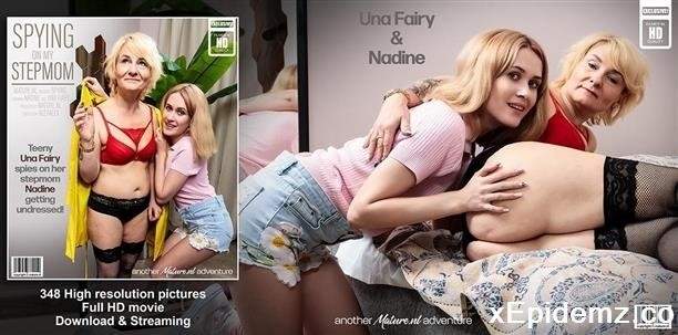 Nadine - Una Fairy Get To Lick Her Stepmom Nadines Wet Pussy After She Spied On Her Getting Undressed (2024/Mature/FullHD)