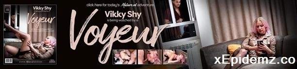 Vikky Shy - Spying On My Masturbating Hot Mature Neighbour (2024/Mature/FullHD)