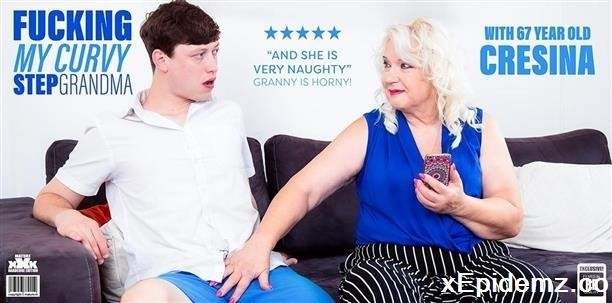 Cresina - Curvy Cockhungry Granny Cresina Thanks Her Stepgrandson In A Hardcore Fucking Way (2024/Mature/FullHD)