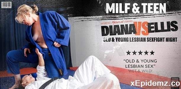 Diana - 57 Year Old Milf Diana Gets Wet With 26 Year Old Ellis In This Old And Young Lesbian Sexfight Match (2024/Mature/FullHD)