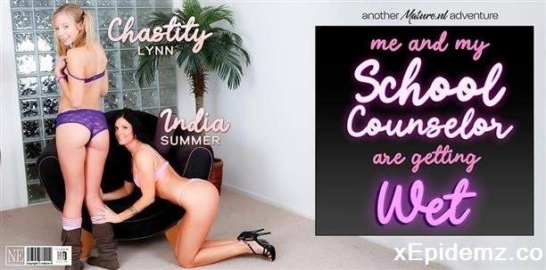 Chastity Lynn - Milf School Counselor India Summer Seduces Student Chastity Lynn In An Old And Young Lesbian Session (2024/Mature/FullHD)