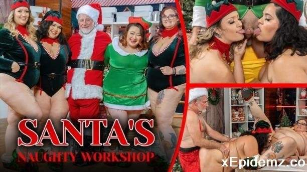 Sara Star, Karla Lane, Rose LaReine, Thicc Asian Kai - Santas Naughty Workshop (2025/JeffsModels/FullHD)