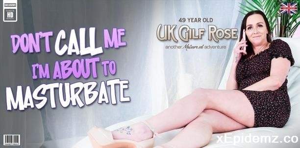 UK Gilf Rose - Hot Uk Gilf Rose Goes Off The Grid, Because She Needs To Masturbate Her Wet Shaved Pussy! (2025/Mature/FullHD)